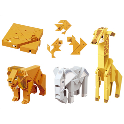 gb-229ff 【数量限定/特価販売】どうぶつ立体タングラムパズル