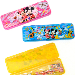 gg-215san ミッキーファミリープラペンケース入り文具セット　１２入