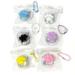 gk-004koz ぷにきゅうストラップ（ボールチェーン付）　12入