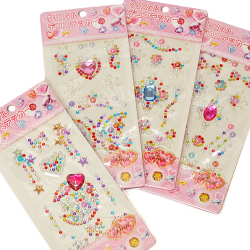 gk-761fuj クリスタルデコステッカー（シール/マスク/デコ）　２５入