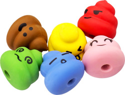 gk-931san カラフルうんちくん消しゴム　25入