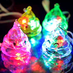 gld-056fuj 光るうんちくんペンダント　24入