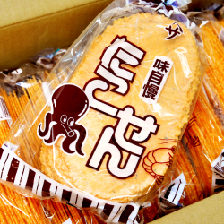 k-1-02 たこせんべい（らくがきせんべい／落書きせんべい）　20×10入【タコせんべい/タコセンベイ/たこ煎餅/蛸せん/駄菓子】