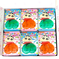 k-3-52 33円 クレヨンしんちゃんおしりグミ（ピーチ味・ソーダ味） 36入 【駄菓子】