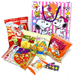 kta-54s 【スヌーピー柄】お菓子詰め合わせ　ランチバック入（取合せ/詰め合せ/詰合せ）