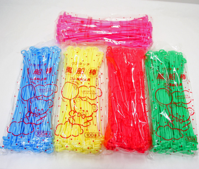 bf-039mug ワンタッチ棒（Lサイズ、フーセン棒）100本入 (ふうせん／風船)