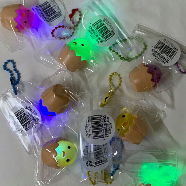 gk-005koz ぷにピヨちゃんストラップ（ボールチェーン付） 24入