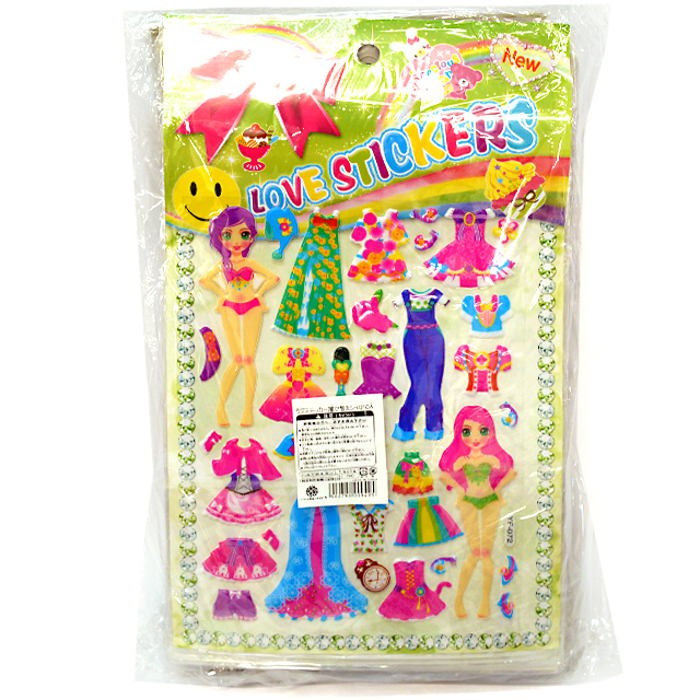 gk-809toc ラブステッカー（着せ替えシール） 50入