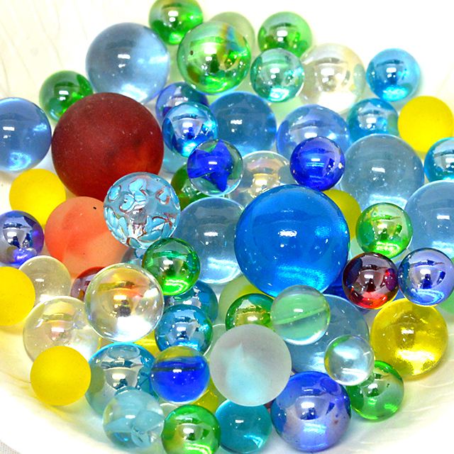 gmt-778 【当社オリジナル】ビー玉色々MIX 約300g袋入