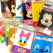 gg-301san ディズニー顔柄8色色えんぴつセット　25入