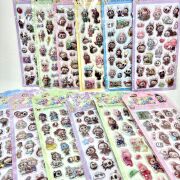 gp-348aba うさちゃんぷくぷくシール　12入