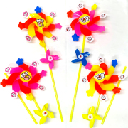 gr-443ima ダブル風車（コアラ・ラッコ、かざぐるま18cm）No.5040　20入