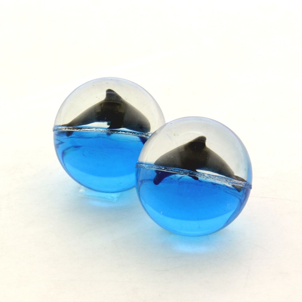 ns-416tow スーパーボール、イルカフィギュア入 45mm  25個入