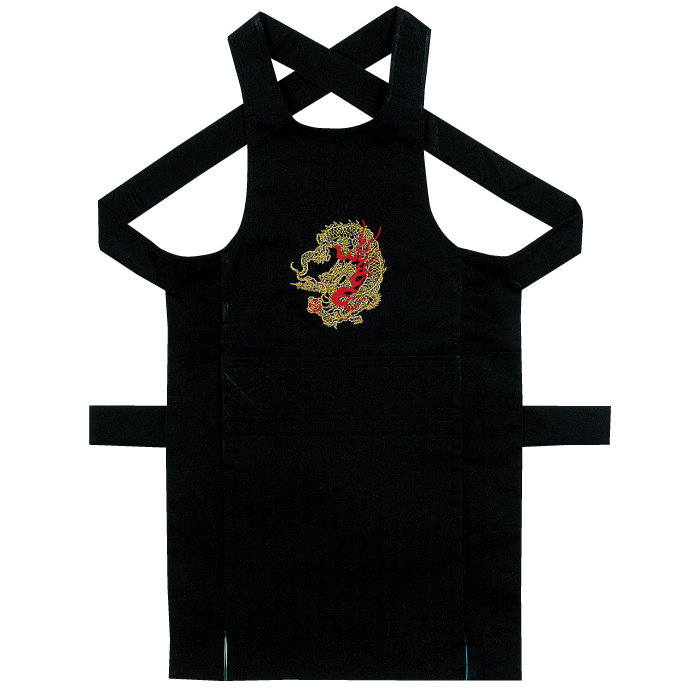 【セール品】刺繍入り黒腹掛