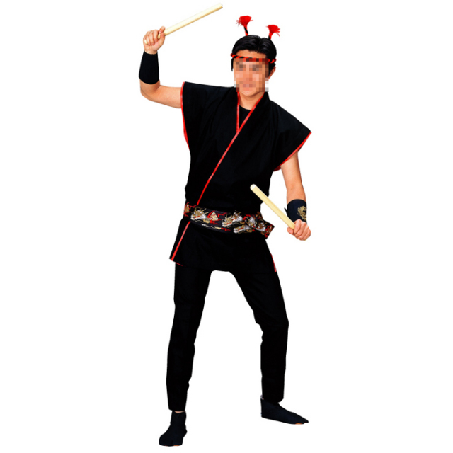 半纏（はんてん・法被・はっぴ）　袖無し太鼓