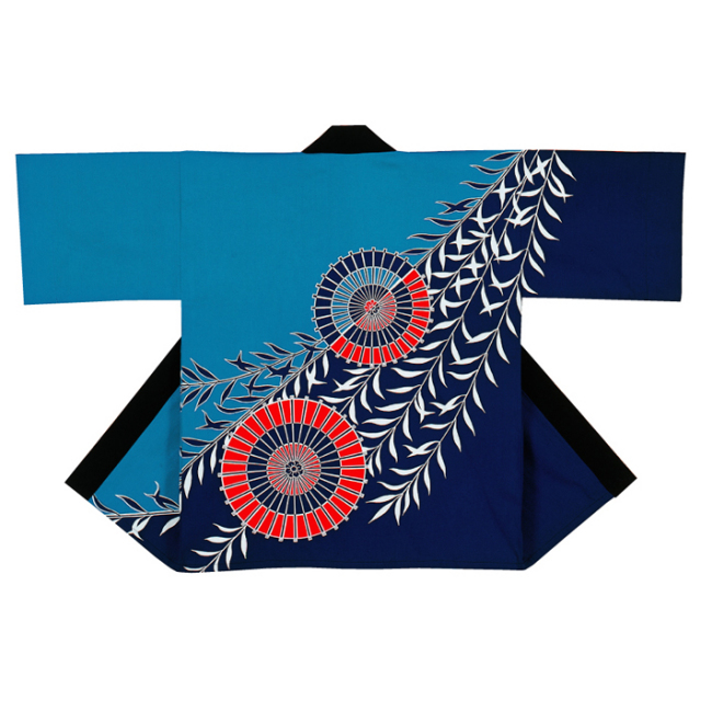 半纏（はんてん・法被・はっぴ）　青車