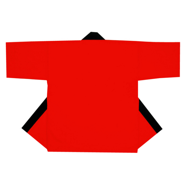 半纏（はんてん・法被・はっぴ）　赤無地