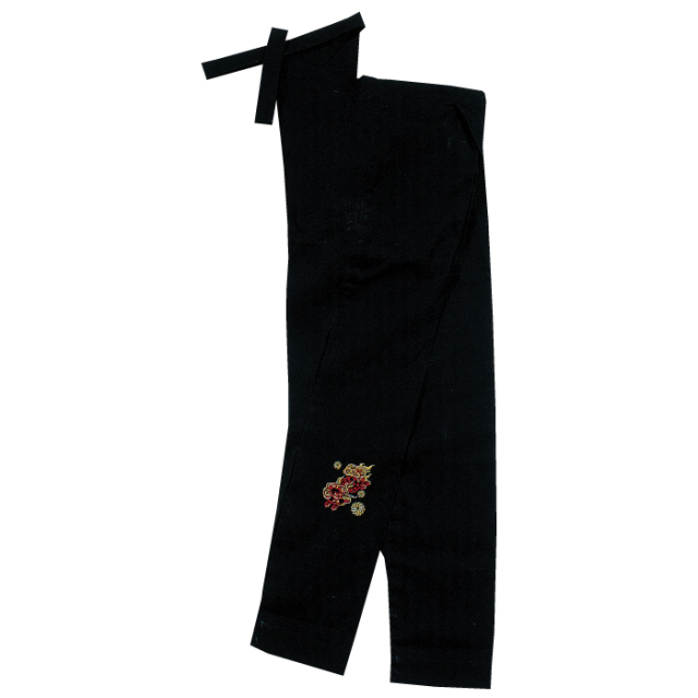 【セール品】刺繍入り黒股引