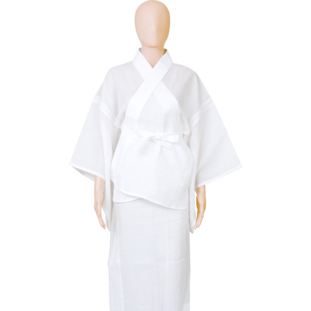 本麻和装下着　本麻ジョーゼット（手もみ楊柳）　半襦袢