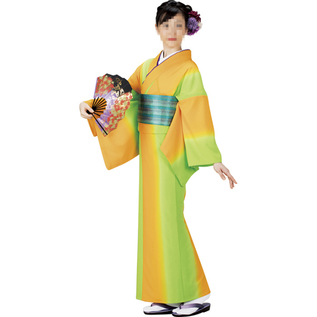 【反物】ぼかし小紋着尺