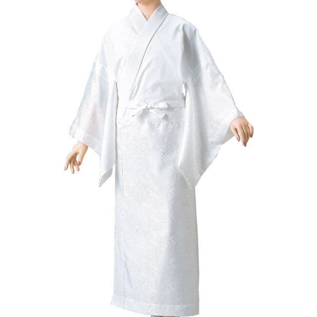 下着・肌着 | 胴抜き長襦袢（ワンピース式） 綸子（むじな菊柄）の通販