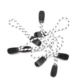 Jones Utility Zipper Pulls White/Black