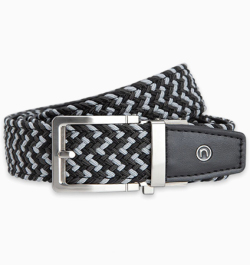 Braided Charcoal Belt ラチェット式ベルト
