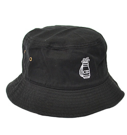 excors Cart Bag Cotton Bucket Hat Black