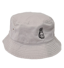 excors Cart Bag Cotton Bucket Hat Gray