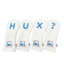 AM&E excors Original Cart Hybrid Headcover Snow/SmokyBlue