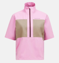 PeakPerformance Women's  3L Short Sleeve Anorak 　MORNING DEW / AVID BEIGE