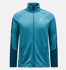 PeakPerformance Rider Zip Jacket Mens Hydro Fresh/Infinity Teel