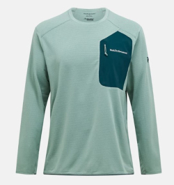 PeakPerformance  Freelight Polartec Power Grid GREEN VALLEY
