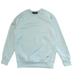 Tranvi TRCTB-017 Dual Warm Moist Ponti Crew Neck Pullover Mint Blue