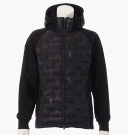 BRIEFING MEN’S HYBRID DOWN PARKA  BLACK×CAMO