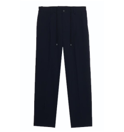 TFW49  26AW  CLEAN 1TUCK SLACKS  D.NAVY