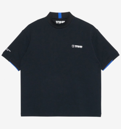 25AW  TFW49 HALF MOCKNECK BLACK