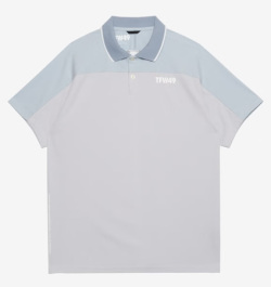 TFW49 26SS  SIDE MESH POLO GREY
