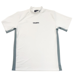 Tranvi TRCTB-021 Side Line  Cool Stretch Mock White/Gray