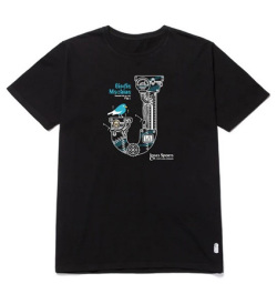 Jones Birdie Machine Tee Shirt Black