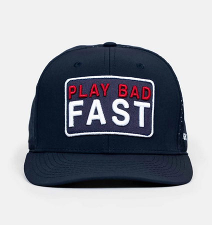GHOST GOLF PLAY BAD FAST SNAPBACK NAVY