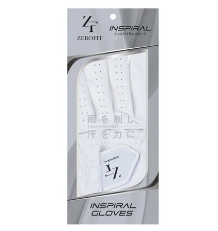 INSPIRAL GLOVES ホワイト Lサイズ 5セット ZEROFIT - INSPIRAL GLOVES / インスパイラル グローブ 左手用