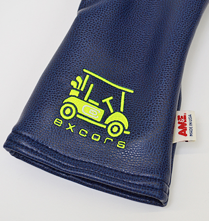 AM&E excors Original Cart Hybrid Headcover Midnight/Neon Yellow