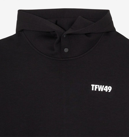 TFW49 CARDBOARD MATERIAL HOODIE BLACK TFW49 CARDBOARD MATERIAL HOODIE BLACK