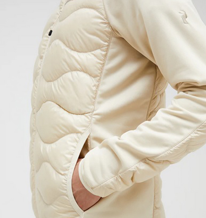 PeakPerformance Helium Down Hybrid Jacket Mens Sand Fog