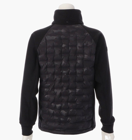 BRIEFING MEN'S HYBRID DOWN PARKA BLACK×CAMO