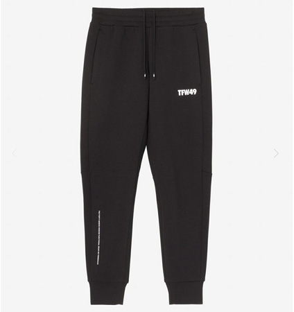 TFW49 CARDBOARD MATERIAL PANTS BLACK 