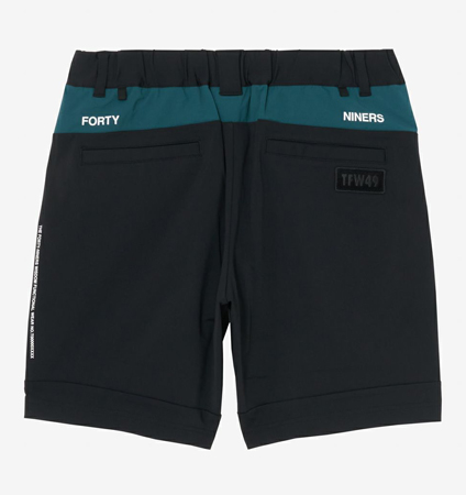 TFW49 HYBRID SHORTS BKxGREEN