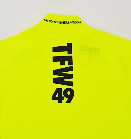 TFW49 LS SIDE MESH MOCK T YELLOW 
