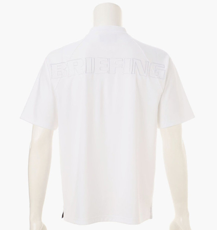 BRIEFING MEN'S BIG BEAT HIGHNECK RF WHITE